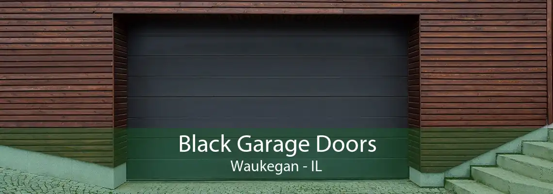 Black Garage Doors Waukegan - IL