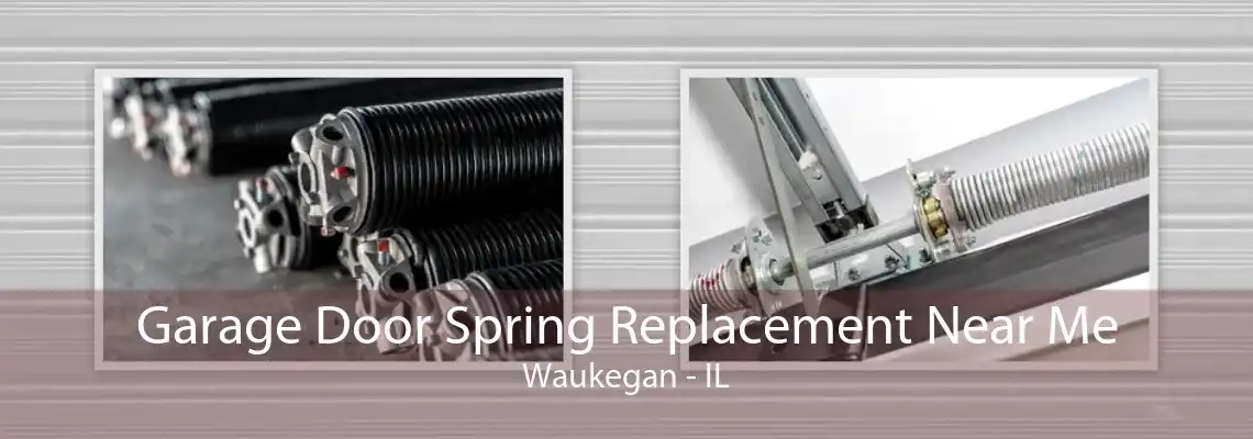 Garage Door Spring Replacement Near Me Waukegan - IL