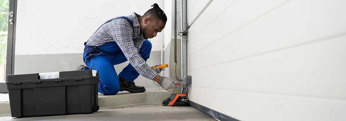 Garage Door Track Repair in Waukegan, IL