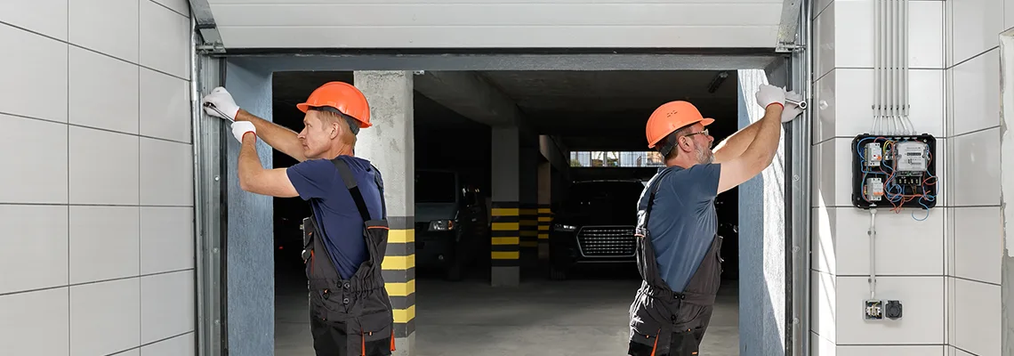 Wooden Garage Door Frame Repair in Waukegan, Illinois